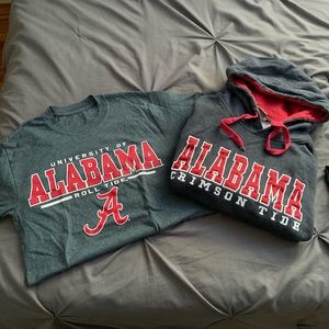 Alabama Shirt and Sweatshirt